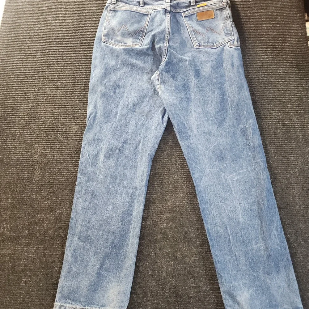 Wrangler FR Flame Resistant Relaxed Fit Jeans Blue FR31MWZ Mens 36x34